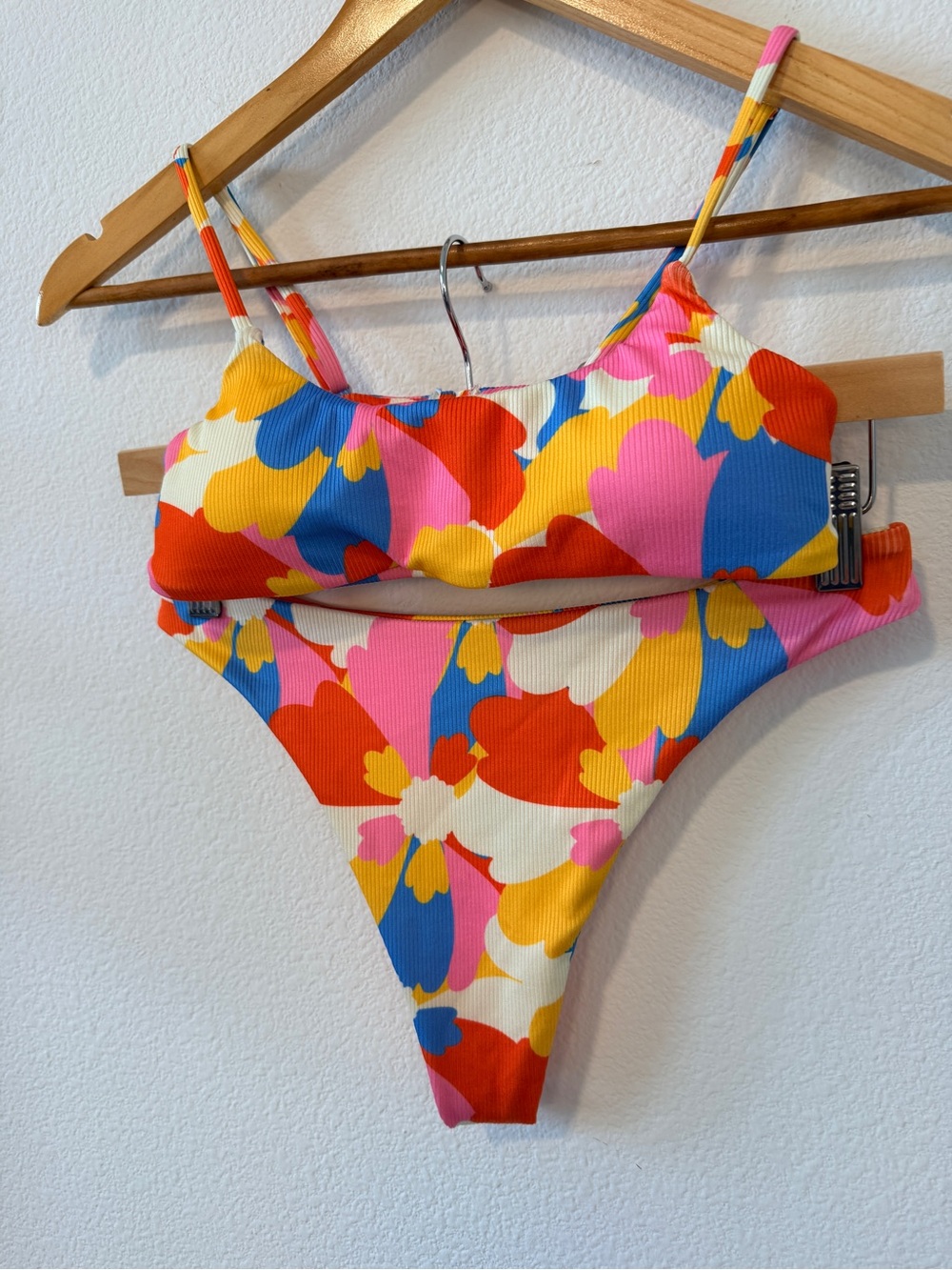 Aurelle Monaco Full Bikini Set Floral Archive Print Size Small - Picture 5 of 9